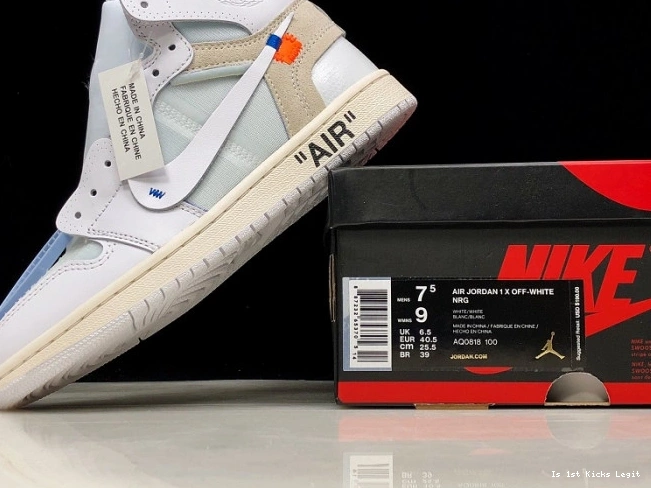 Jordan Air 1 Retro White Off-White High AQ0818-100 0726